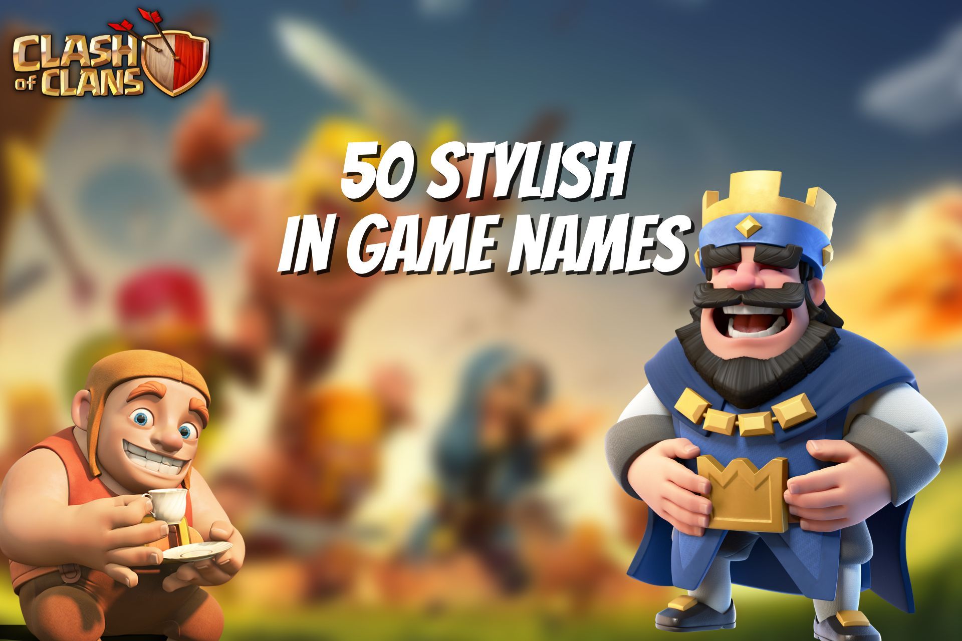 50 cool names for CoC players (Image via Sportskeeda)