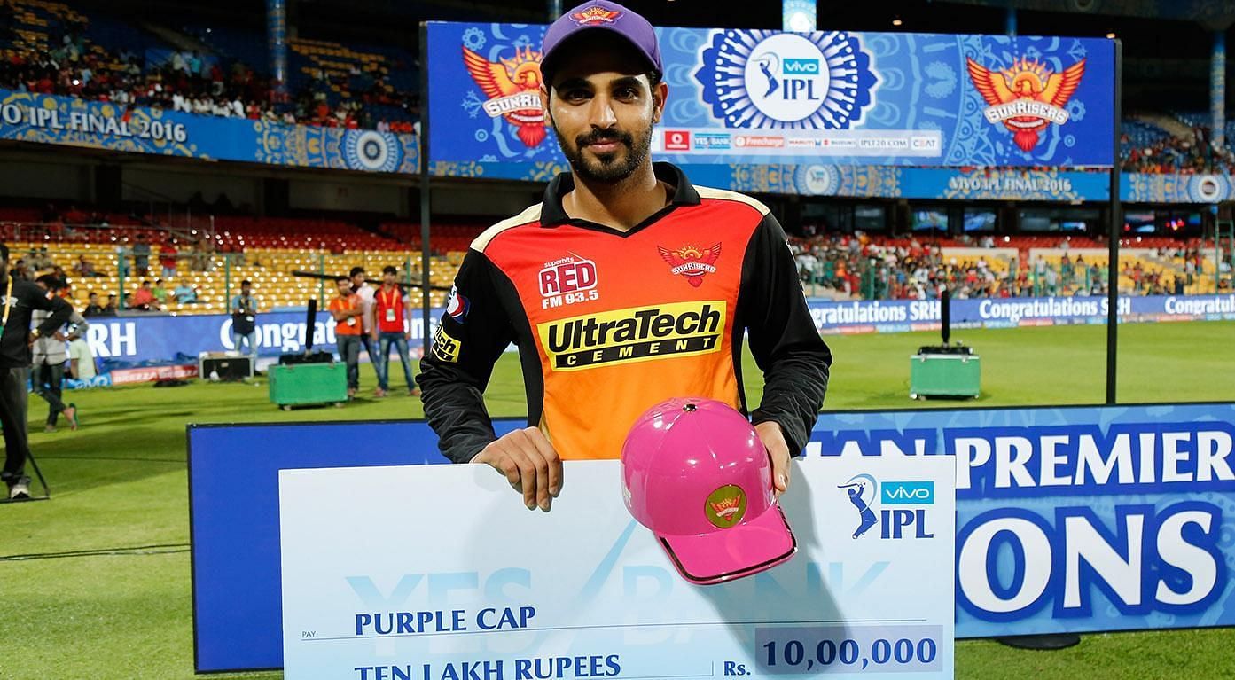 Bhuvneshwar Kumar is the only player to win back-to-back Purple caps