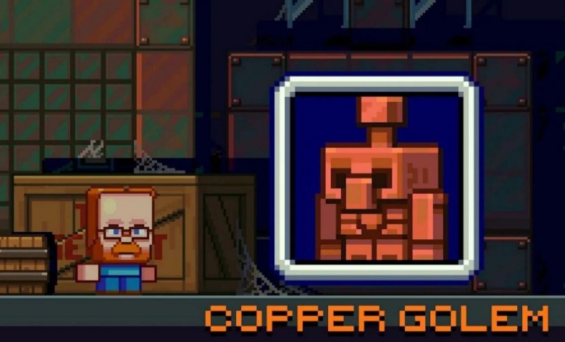 Copper Golem from Minecraft Live (Image via Mojang)