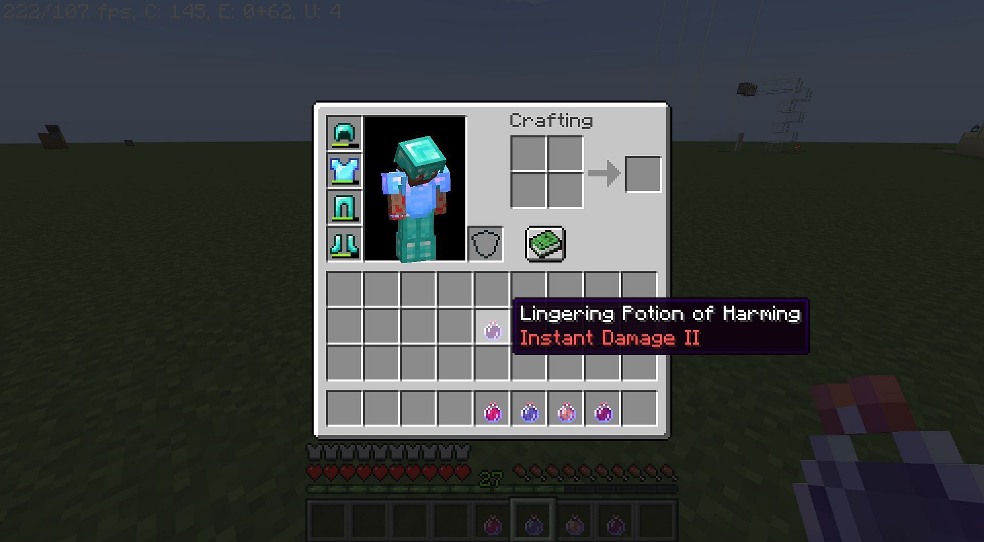 Harming (Image via Mojang)