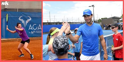 Anastasiya Lopata and Rafael Nadal