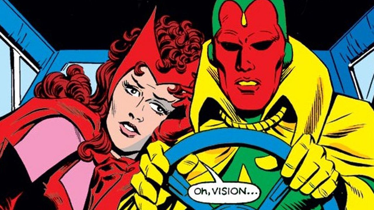 Scarlet Witch and Vision (Image via Marvel)