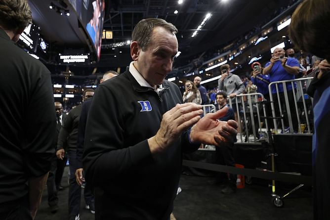 “The basketball gods put very deserving programs there” - Coach K says it’s “pretty cool” to face North Carolina in the Final Four of March Madness
