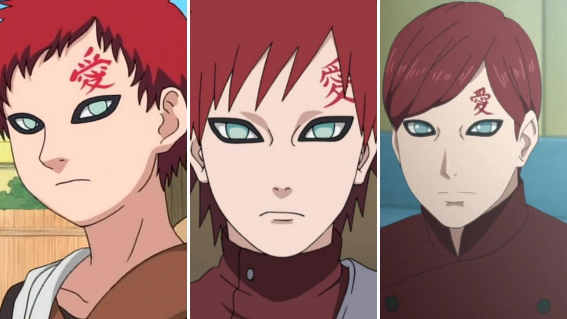 Gaara at different ages (Images via Naruto)