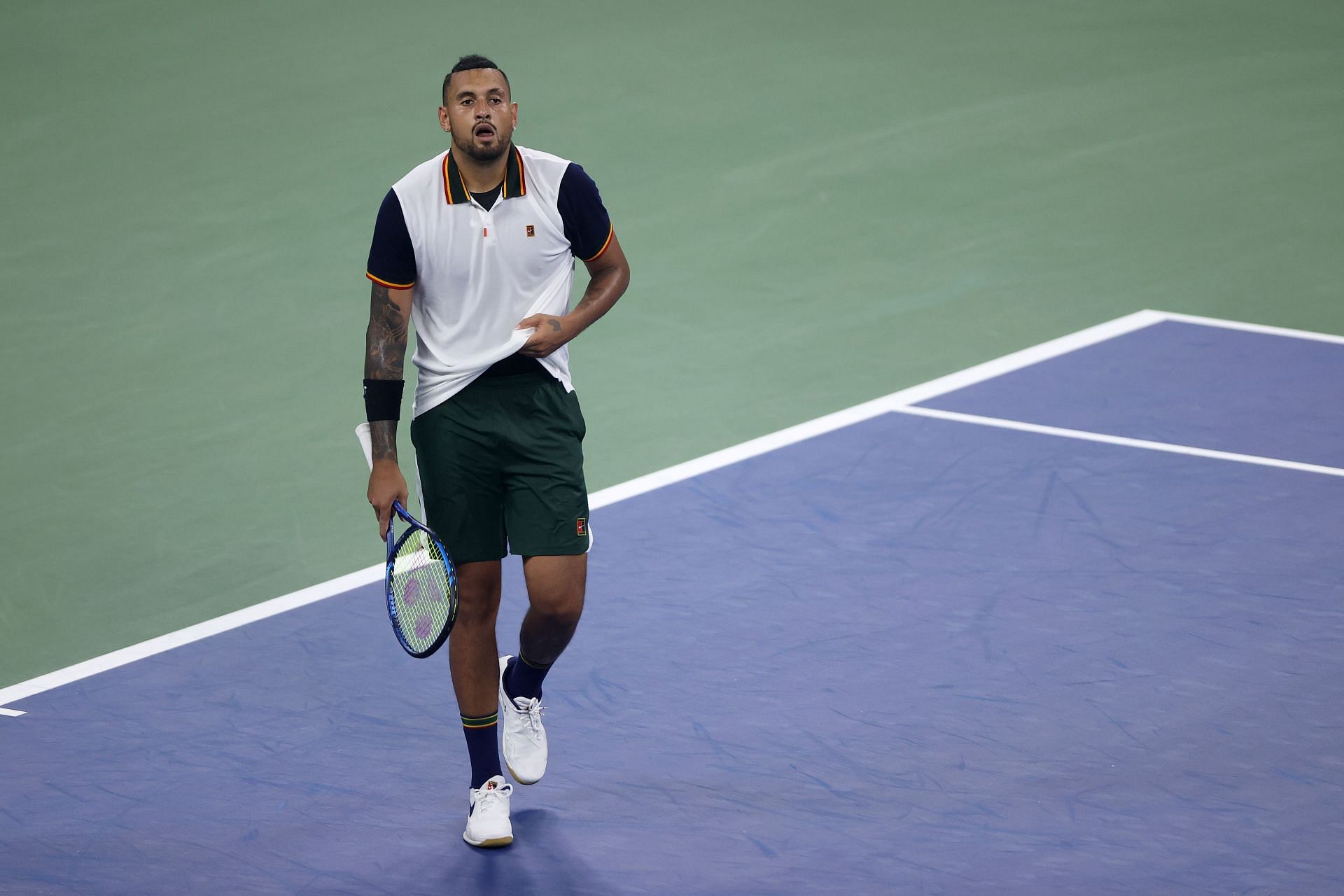 Nick Kyrgios at the 2021 US Open.