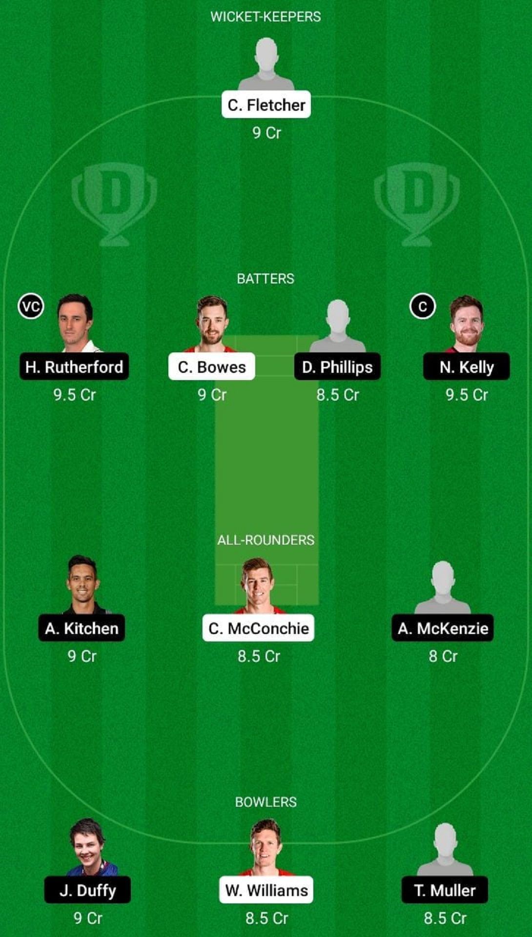 CTB vs OV Dream11 Fantasy Suggestion #1