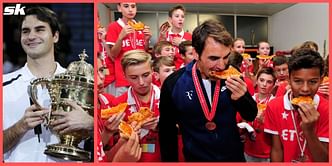 When Roger Federer treated the ball kids to a post-tournament pizza party after winning his first title in Basel