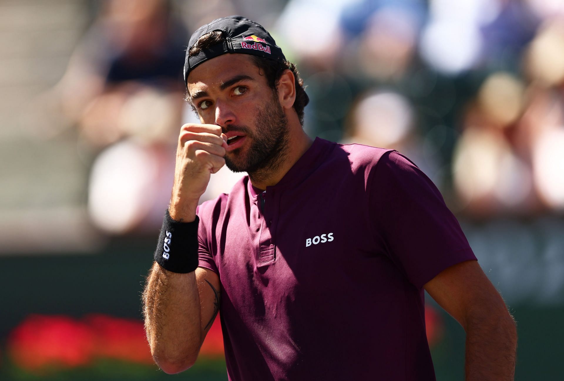 Matteo Berrettini at the Indian Wells Masters 2022