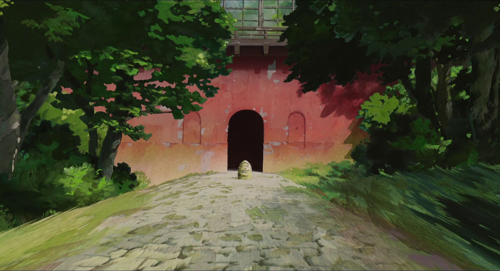 The red tunnel from Spirited Away (Image via Studio Ghibli)