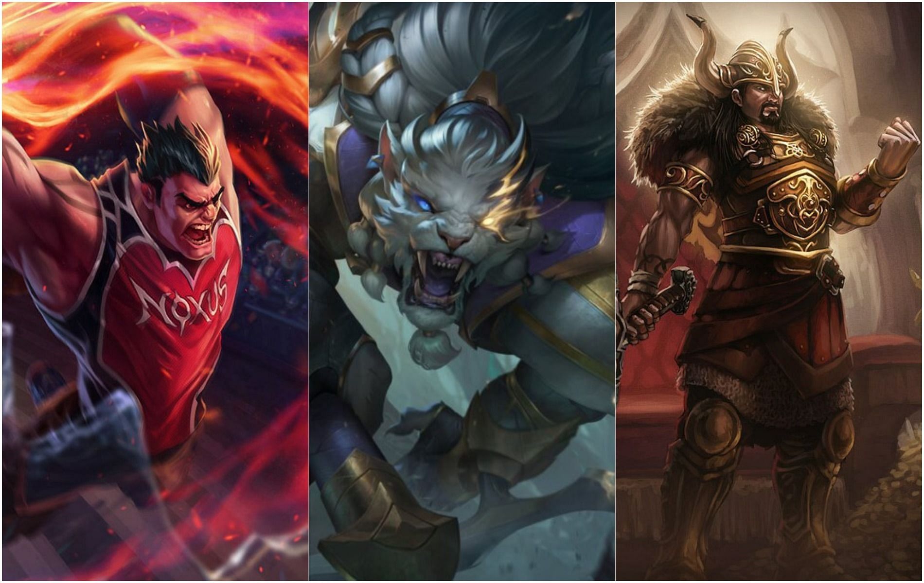 League of Legends patch 12.6 official notes brings Rengar mini-rework, Darius buffs, and Tryndamere nerfs (Images via Riot Games)