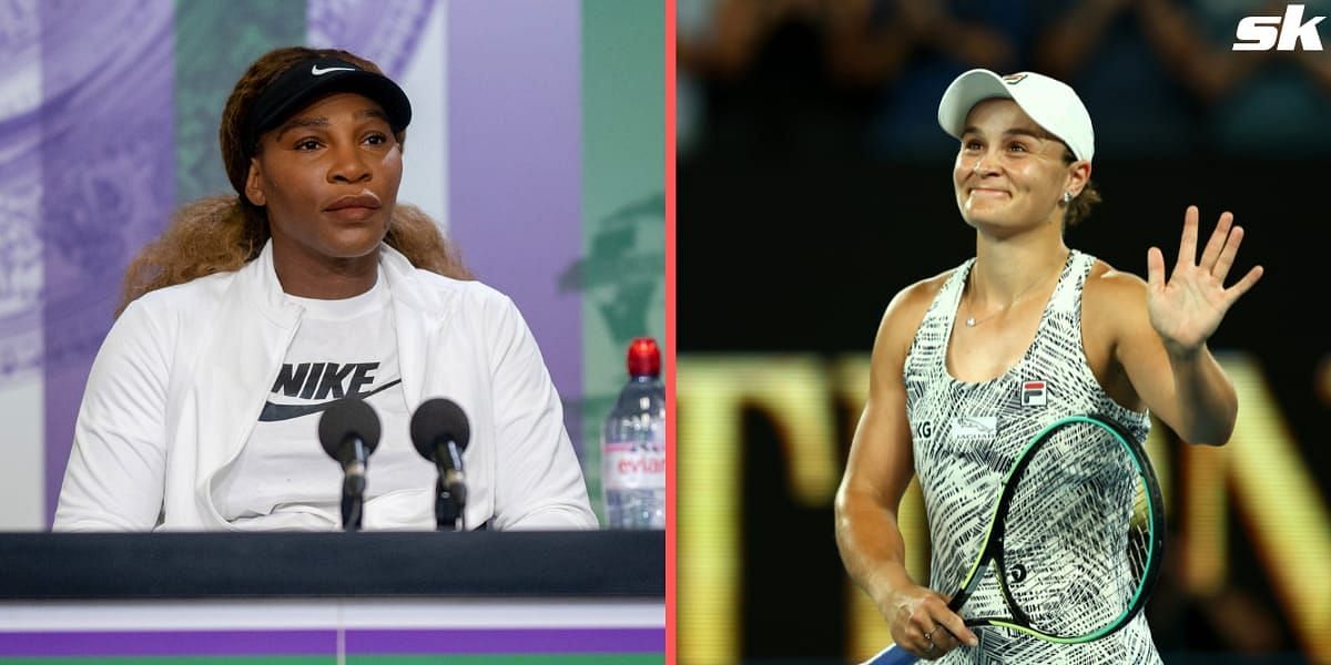 Serena Williams [left] has given her thoughts on Ashleigh Barty&#039;s retirement
