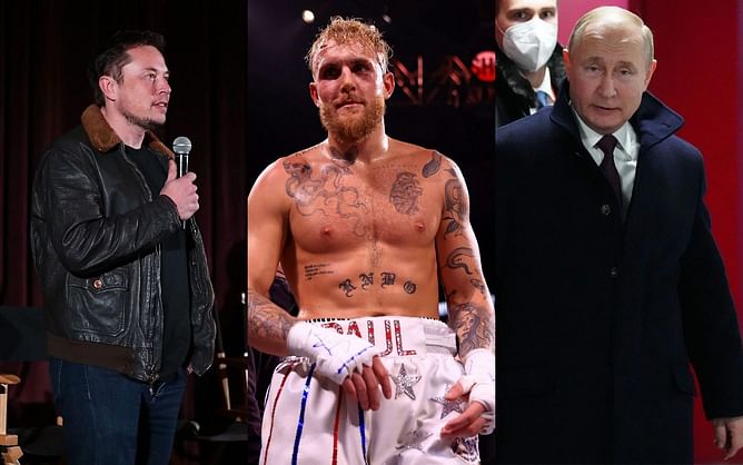 "10,000 retweets and I’ll make Elon Musk Vs. Putin boxing match" - Promoter Jake Paul jokingly offers stellar boxing card