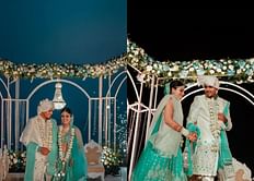 [In Pictures] Rahul Chahar ties the knot with Ishani Johar in a grand wedding ceremony in Goa
