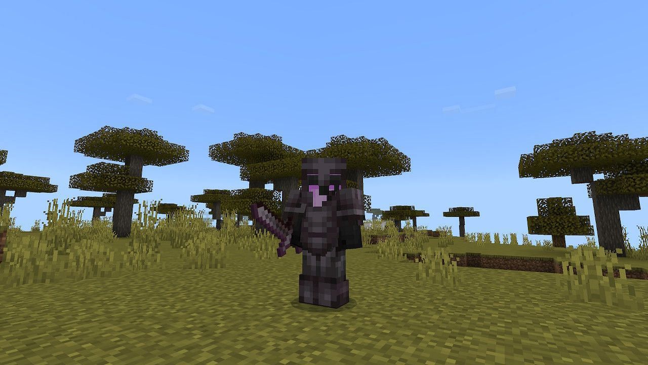 Users should ensure that they wear the best armor they have access to when fighting witches (Image via Minecraft)