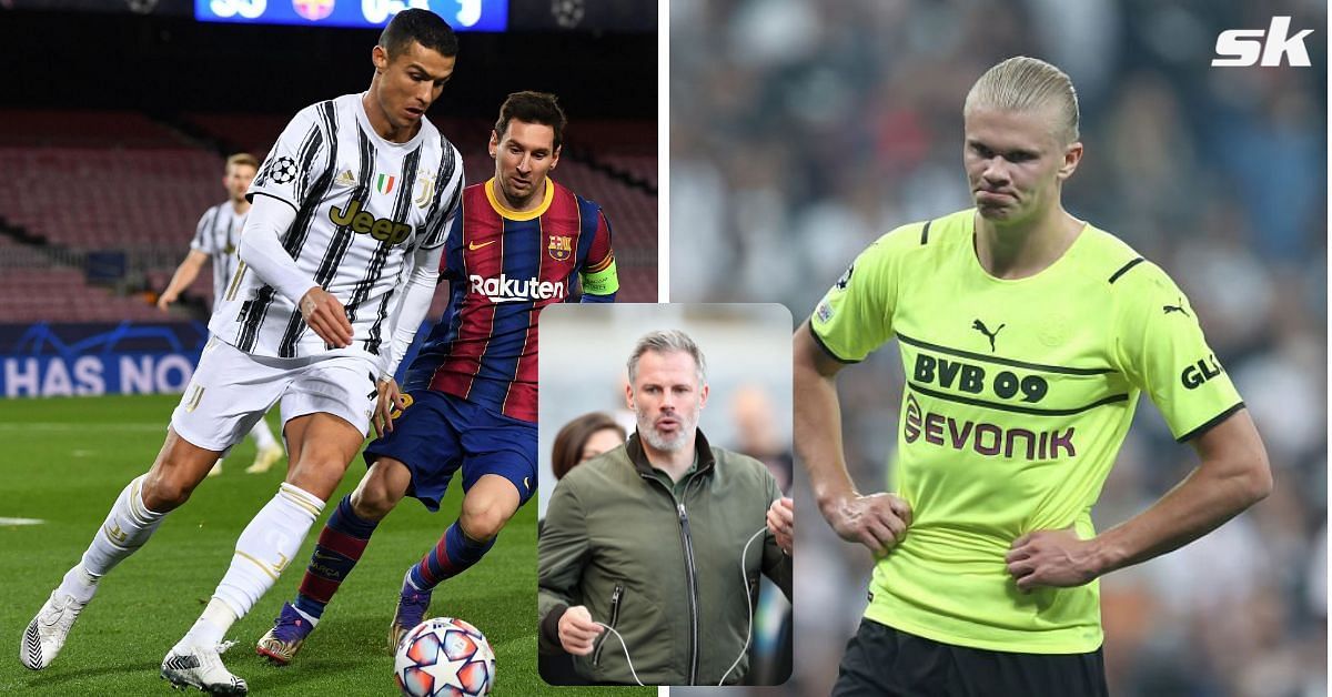 Jamie Carragher snubs Erling Haaland as he names two potential successors of Messi and Ronaldo.