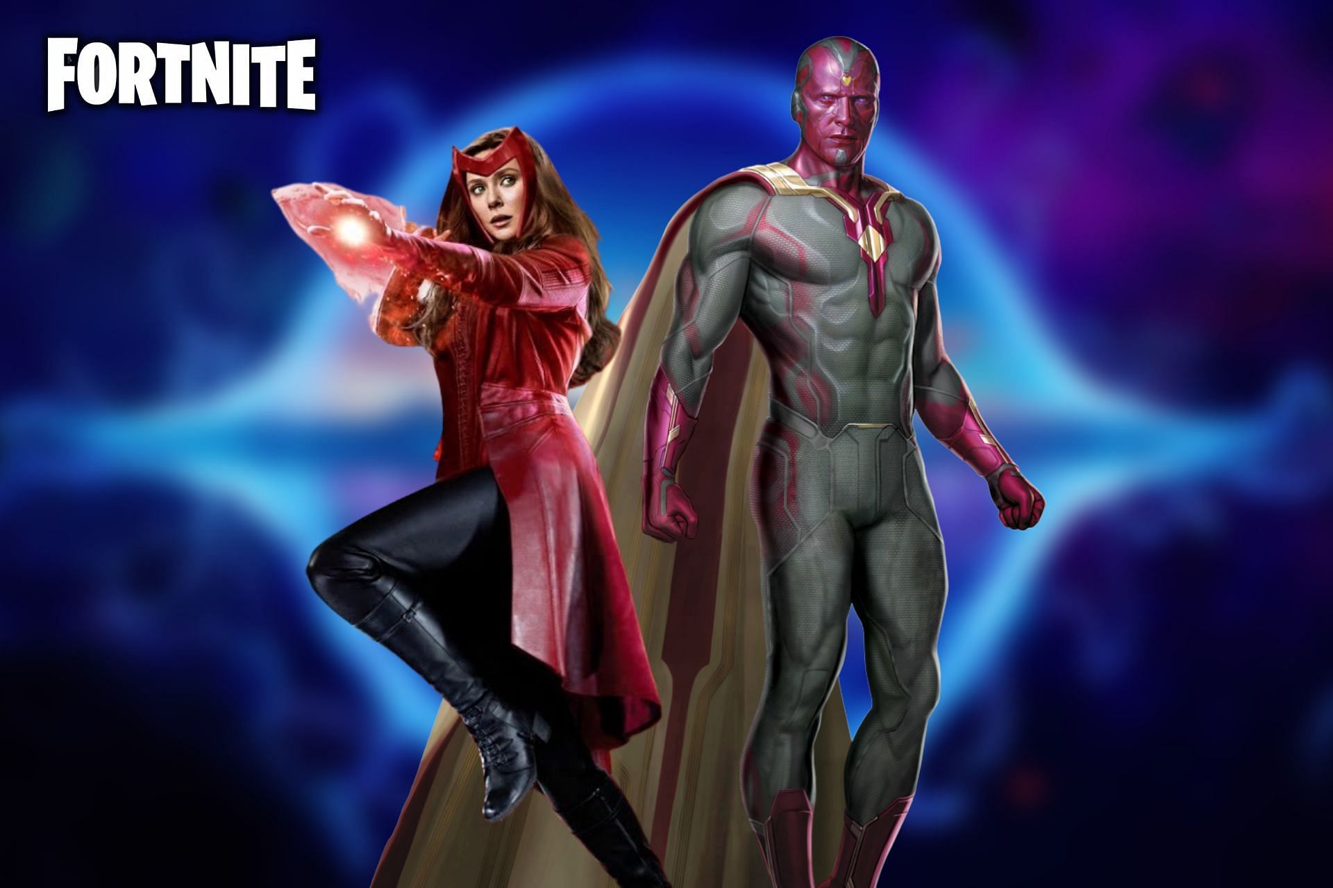 Wanda and Vision from the Marvel Cinematic Universe could arrive in Fortnite Chapter 3 Season 2 (Image via Sportskeeda)