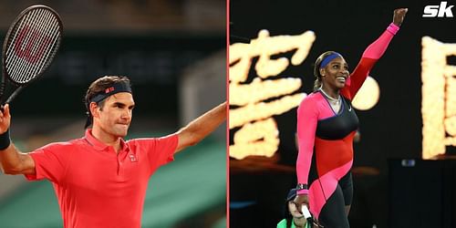 Roger Federer and Serena Williams.