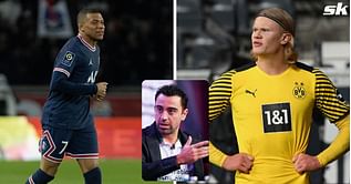 "Mbappe and Haaland are two great footballers" - Barcelona manager Xavi says he'd love to see superstar attackers represent La Liga clubs