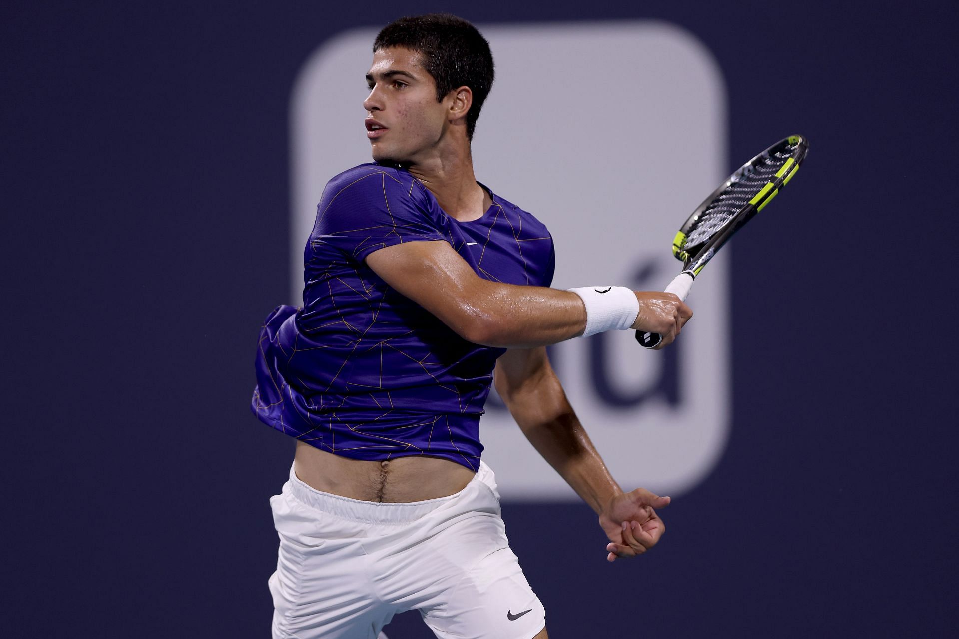 Carlos Alcaraz at the 2022 Miami Open