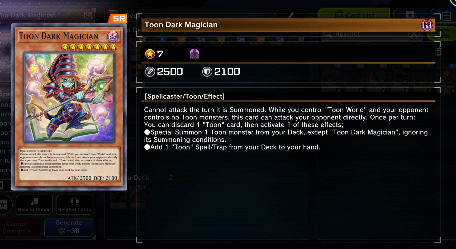The Dark Magician has incredible value, pulling one of our much-needed traps from the deck (Image via Konami)