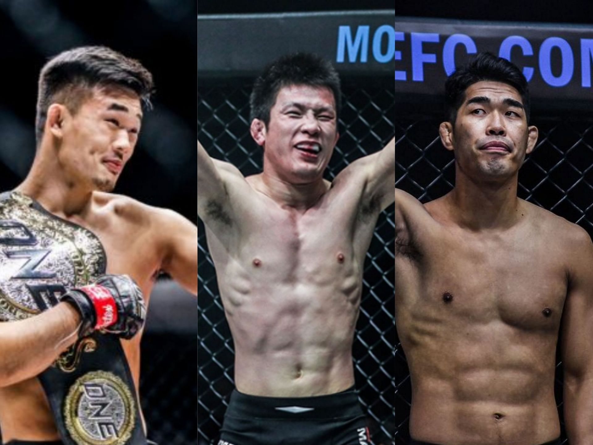 (From left) Christian Lee, Shinya Aoki, Ok Rae Yoon. [Photo: ONE Championship]