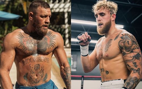 Conor McGregor (left. Image credit: @thenotoriousmma on Instagram), Jake Paul (right. Image credit: @jakepaul on Instagram)