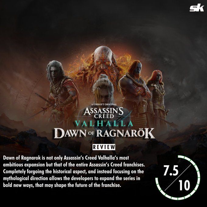 Assassin's Creed Valhalla: Dawn of Ragnarök Expansion Out Now