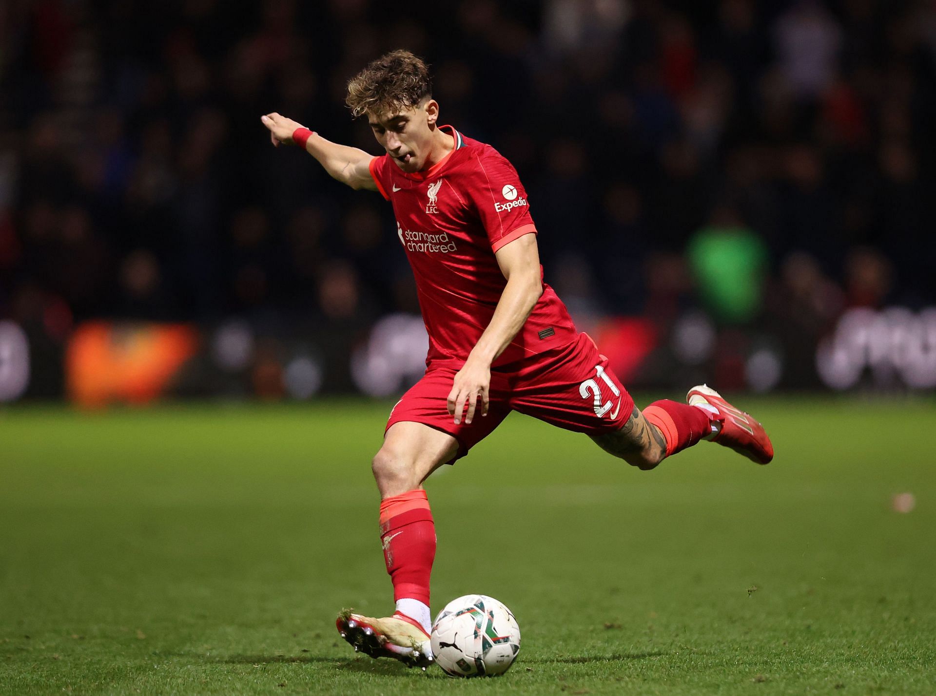 Kostas Tsimikas&#039; cross caught the eye of many fans during the Merseyside giants&#039; win over Nottingham Forest in the FA Cup