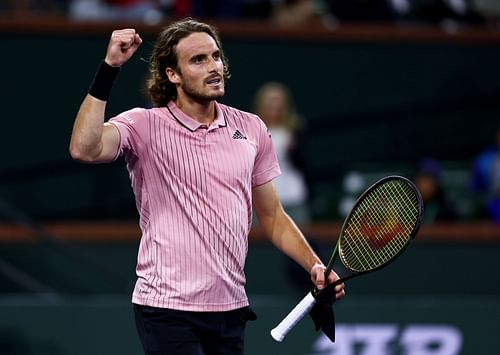 Stefanos Tsitsipas at the 2022 Miami Open