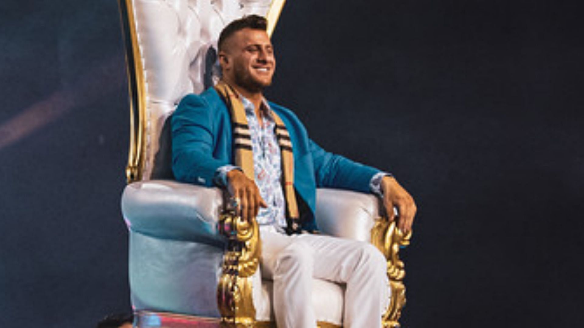 MJF making his entrance at AEW Dynamite in 2022