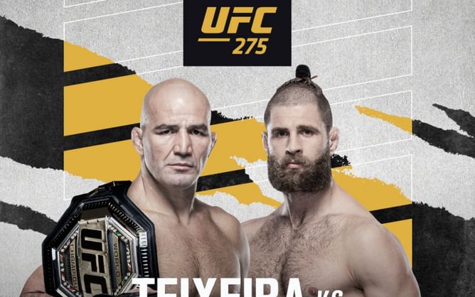 What does the UFC 275 fight card currently look like?
