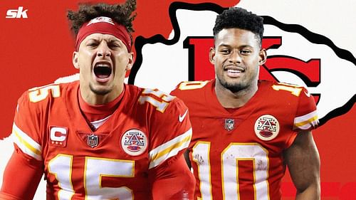 Patrick Mahomes and JuJu Smith-Schister