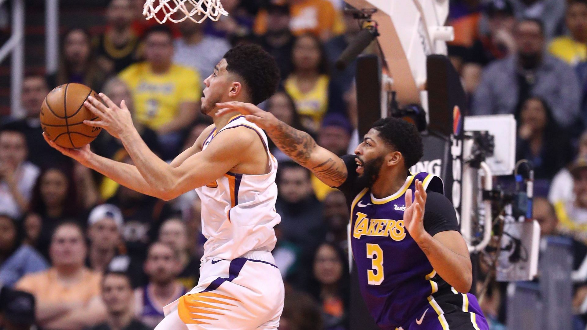 Anthony Davis is convinced that the Phoenix Suns had no shot at winning the series versus the LA Lakers if he had been healthy. [Photo: NBC Sports]