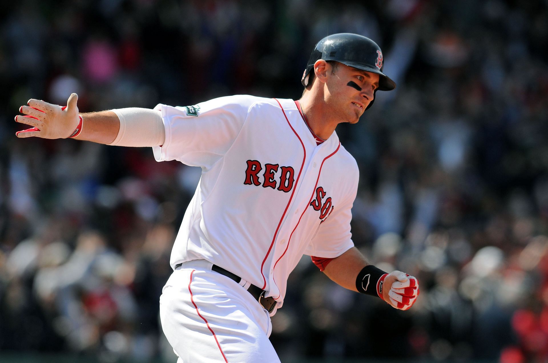 Middlebrooks playing on the Boston Red Sox