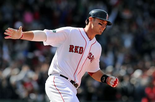 Middlebrooks playing on the Boston Red Sox