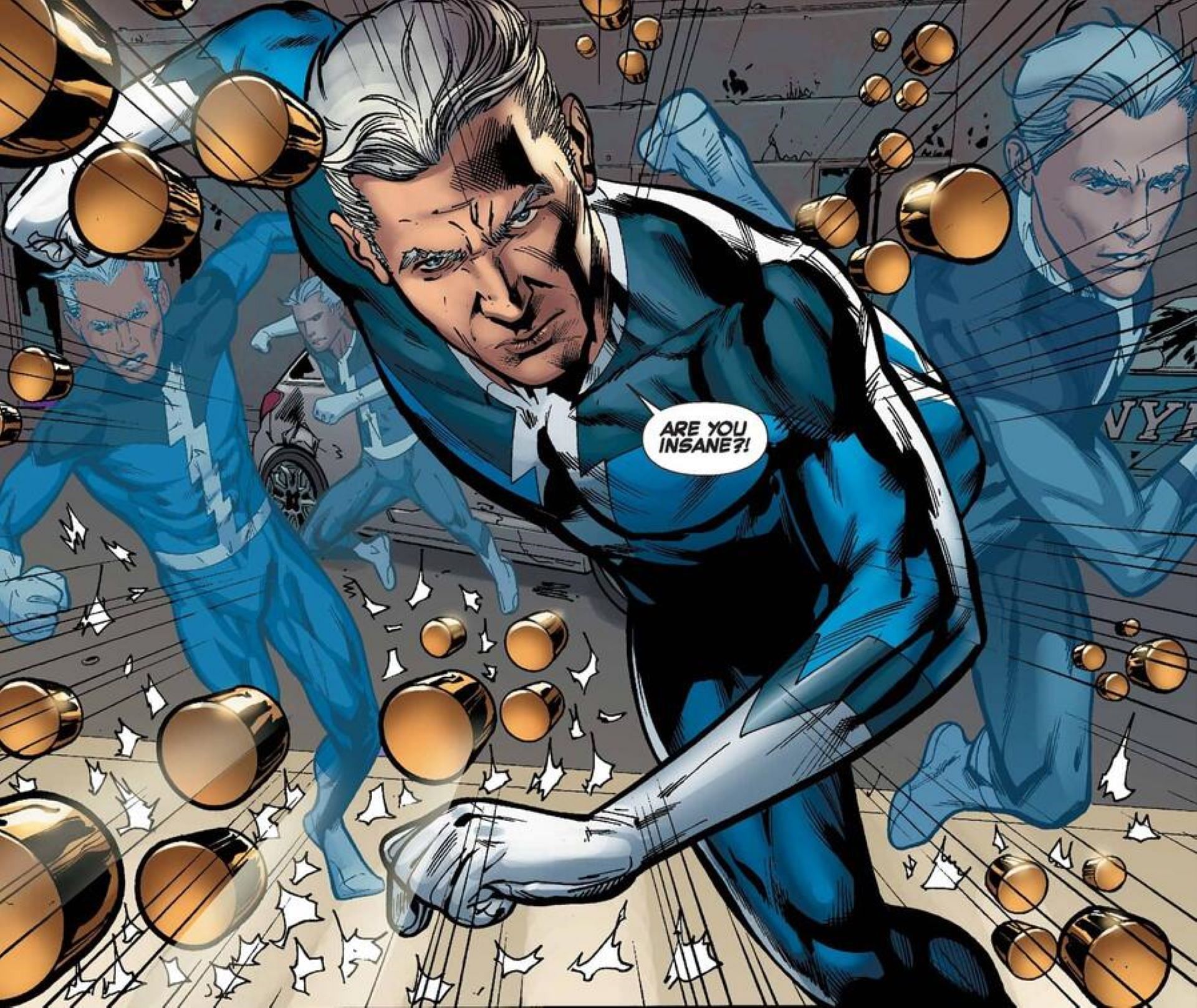 Quicksilver has the same powers as The Flash (Image via Marvel)