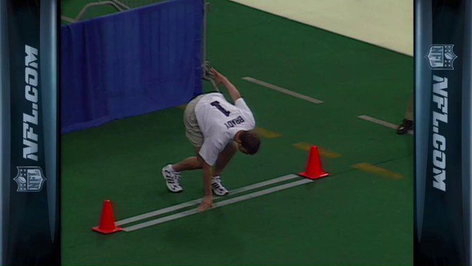 A 5.3 40-yard dash and 24.5 inch vertical, Tom Brady's NFL combine