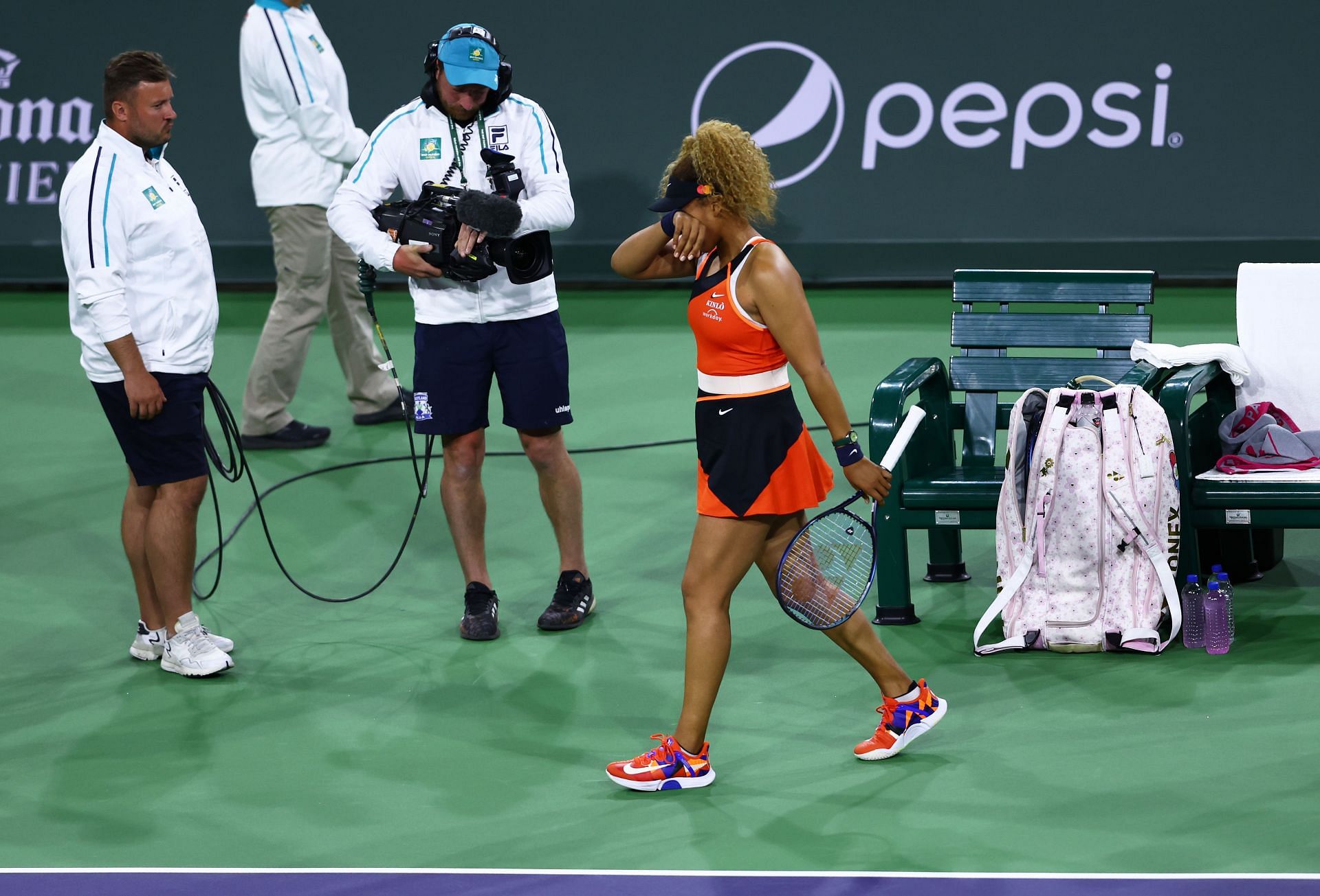 Naomi Osaka was upset with a comment made by a spectator