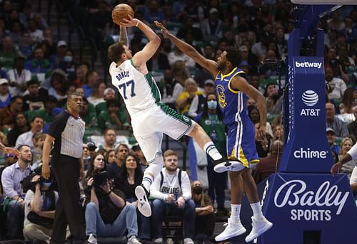 Luka Doncic, Golden State Warriors v Dallas Mavericks