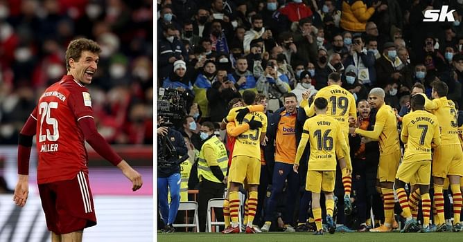 Bayern Munich star Thomas Muller sends message to Barcelona players after El Clasico win