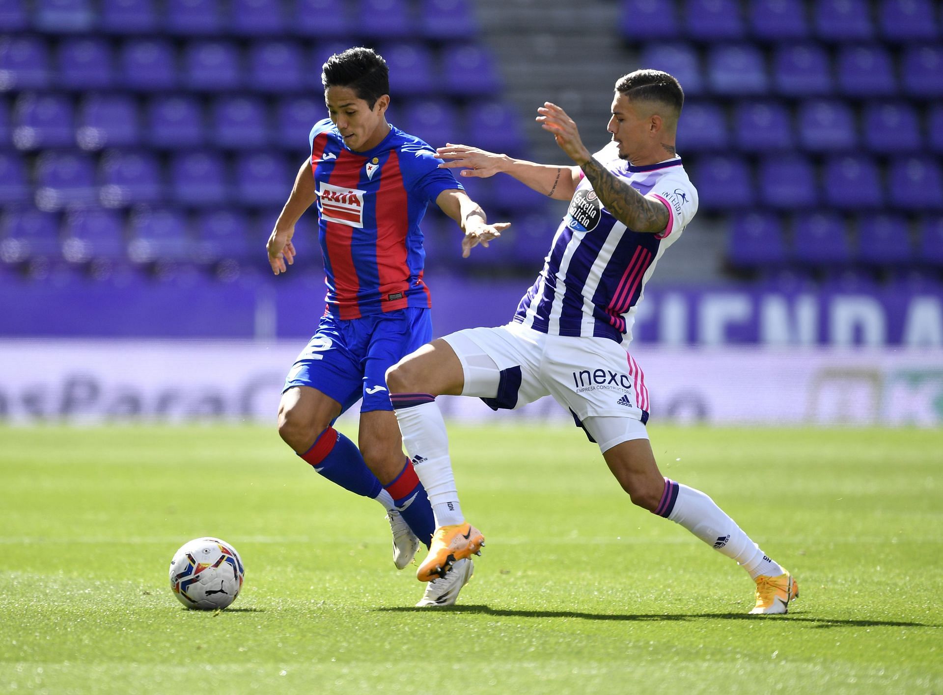 Javi Sanchez will miss the game for Real Valladolid against Lugo on Saturday due to suspension
