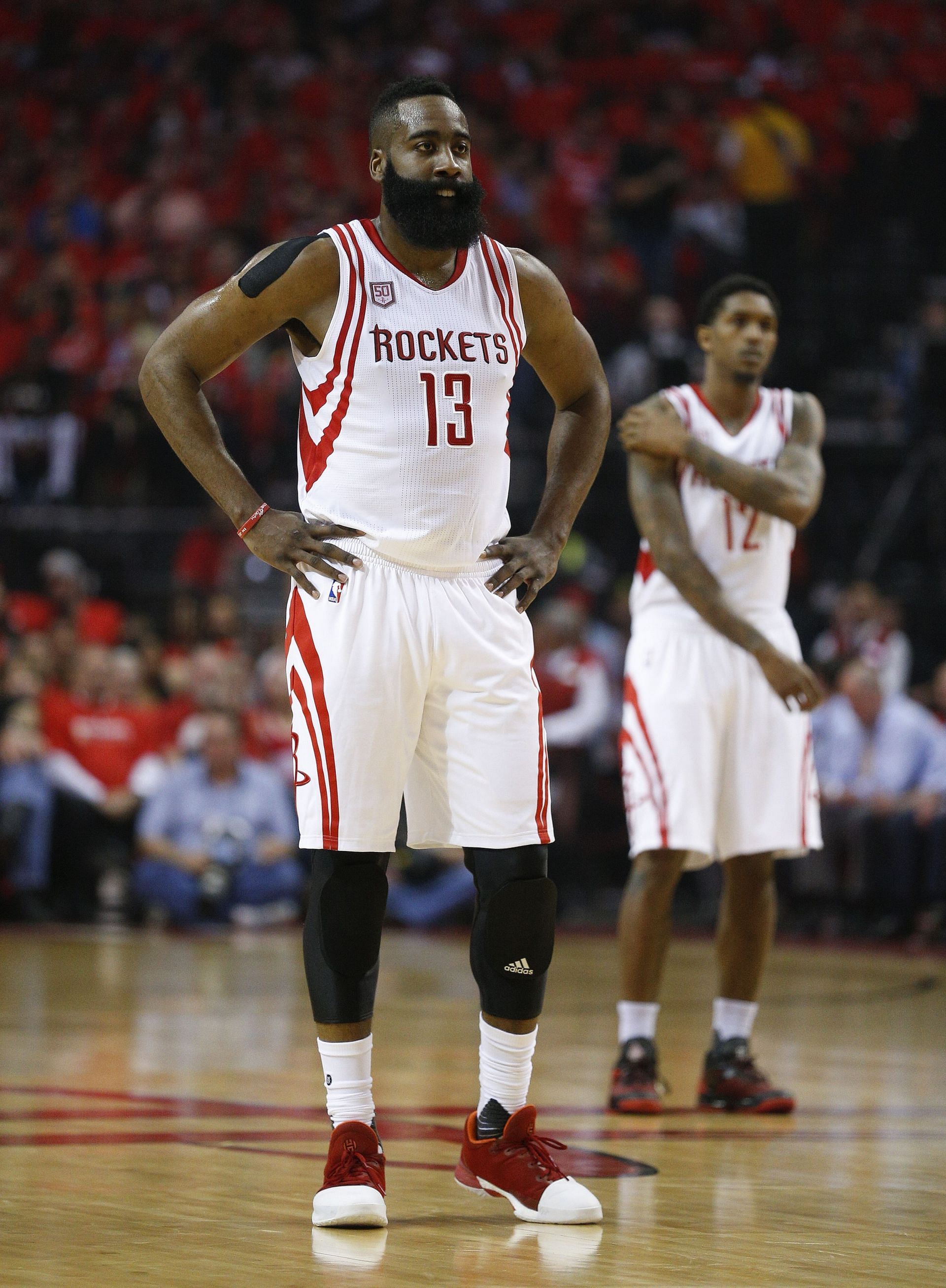 James Harden in the 2017 playoffs with the Houston Rockets