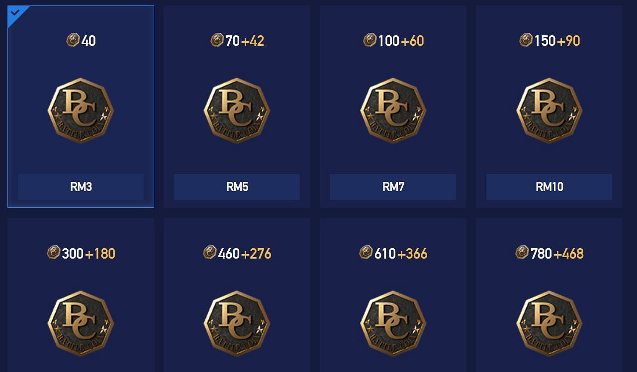Midasbuy can also be used to purchase in-game currency (Image via Midasbuy)