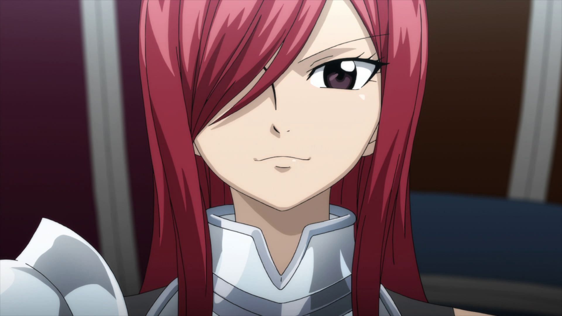 Erza Scarlet, as seen in the anime Fairy Tail (Image via Studio Pierrot)