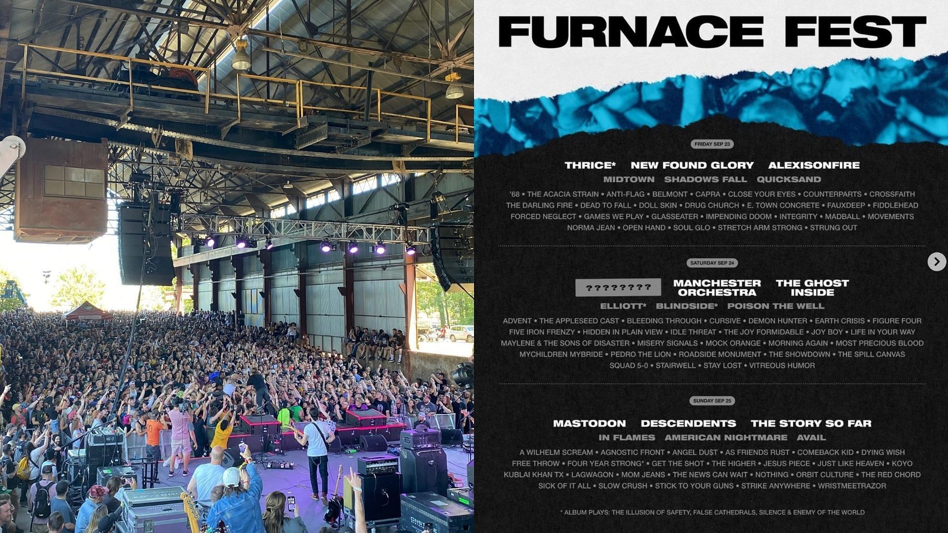 Furnace Fest has announced the second wave of its lineup slated for September 23 to 25 in Birmingham. (Images via Instagram / Furnace Fest)