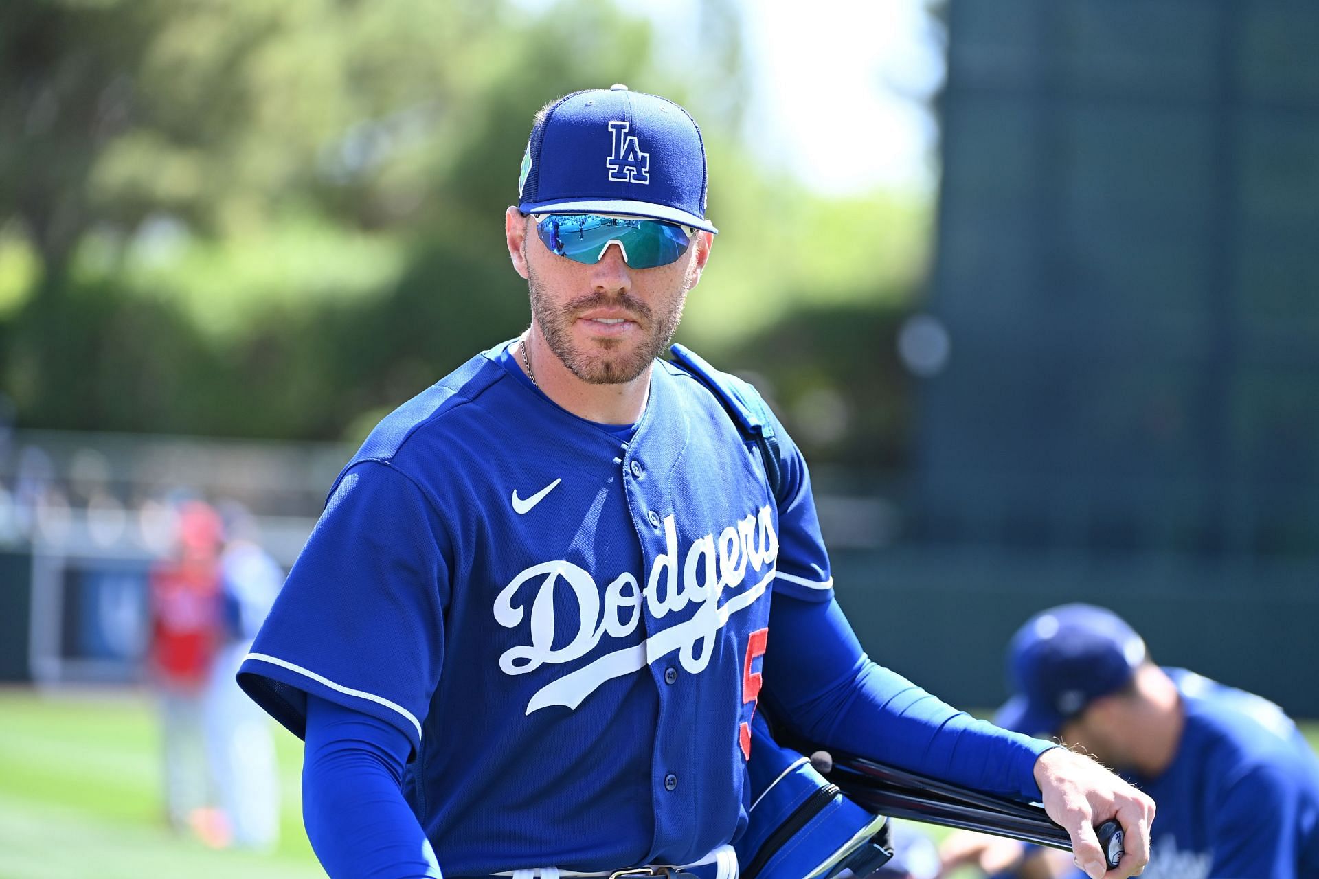 Freeman with his new team - Los Angeles Dodgers