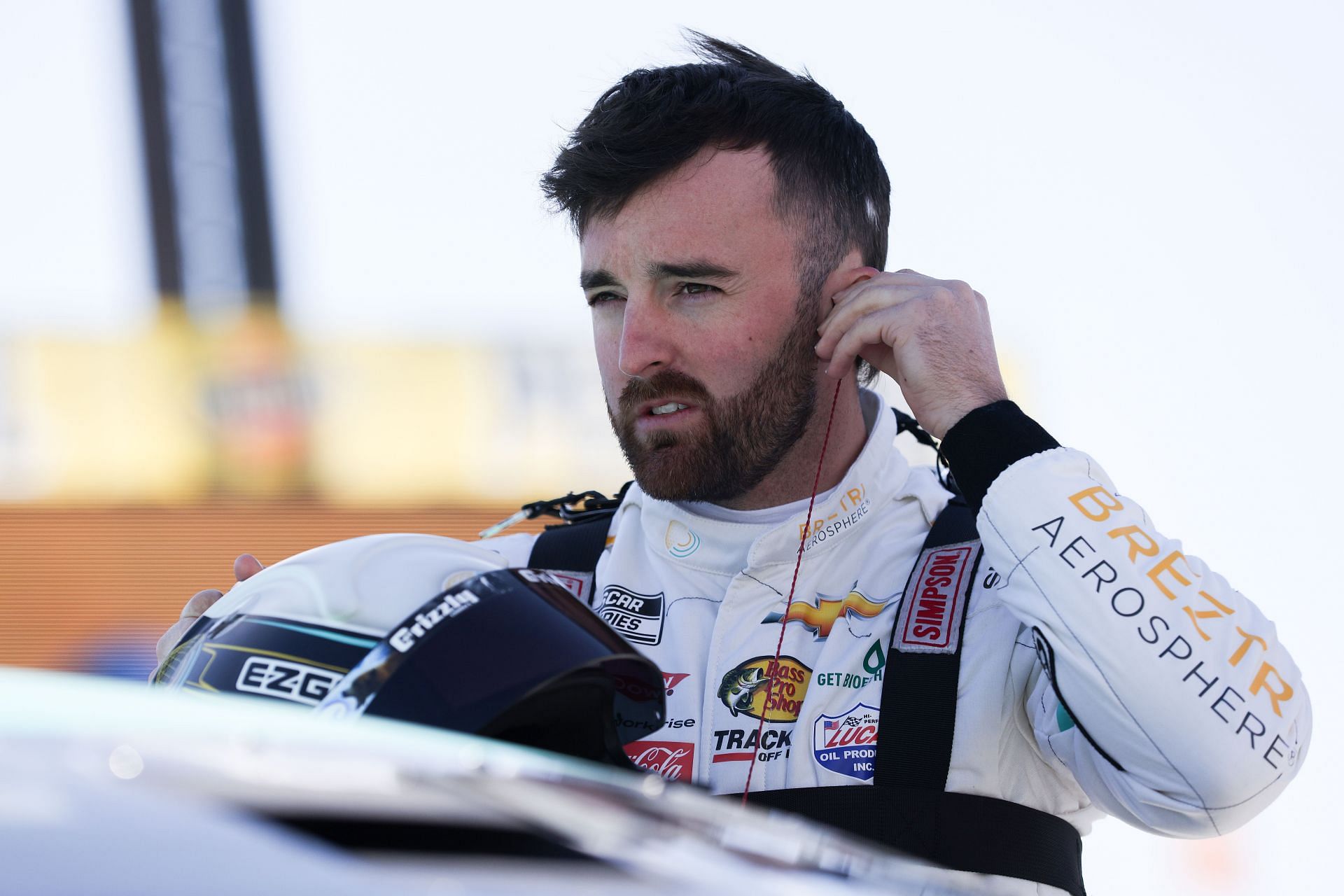 Austin Dillon at Las Vegas Motor Speedway for the Pennzoil 400 before racing in the Folds of Honor QuickTrip 500 last weekend (Photo by Dylan Buell/Getty Images)