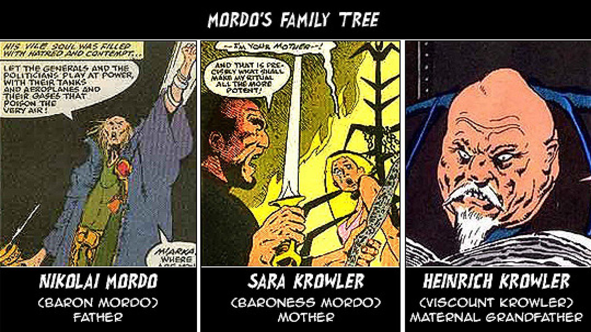 Sara Krowler, mother of Baron Mordo (Image via Marvel Comics/tumblr)