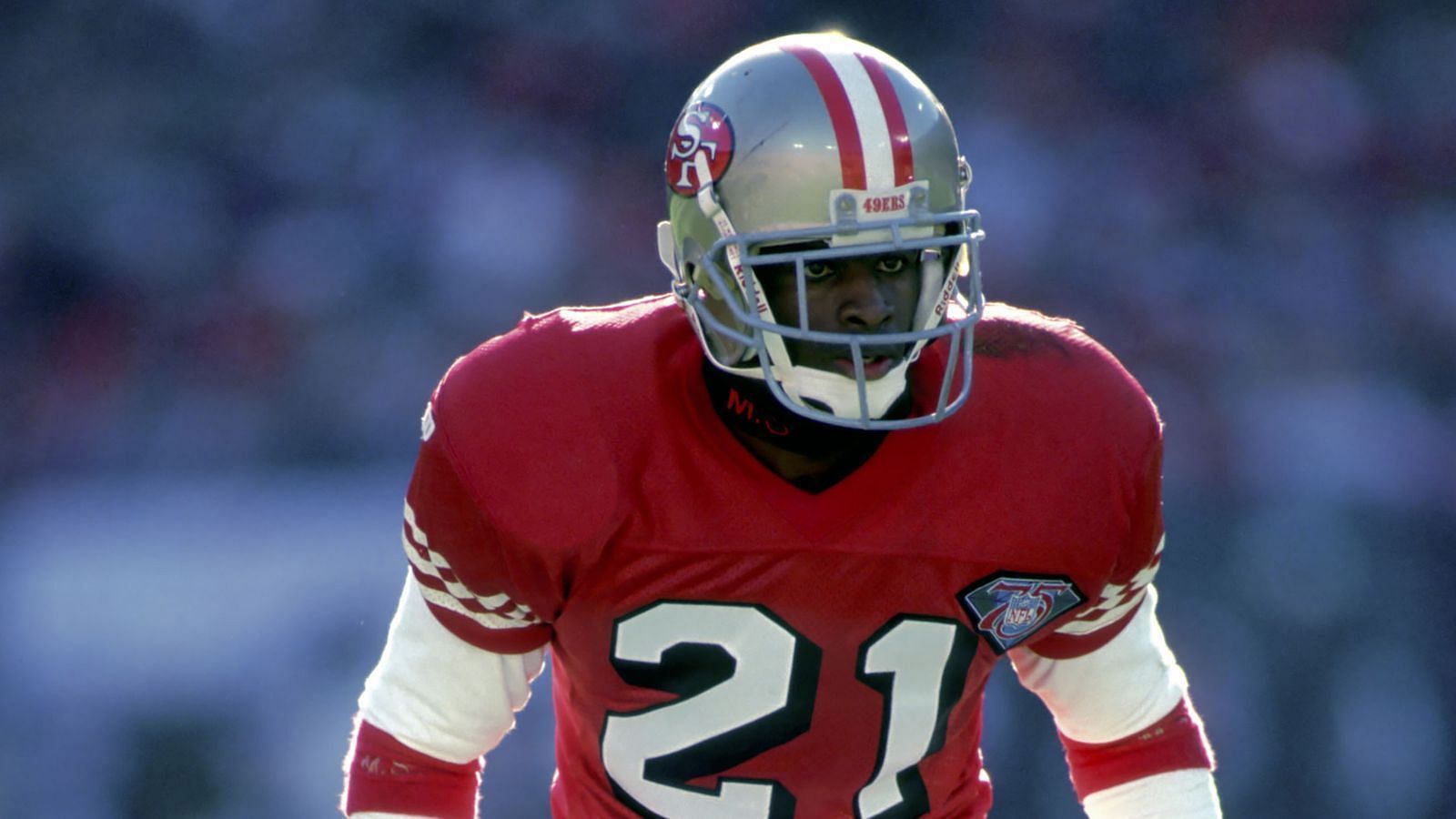 Deion Sanders of the San Francisco 49ers