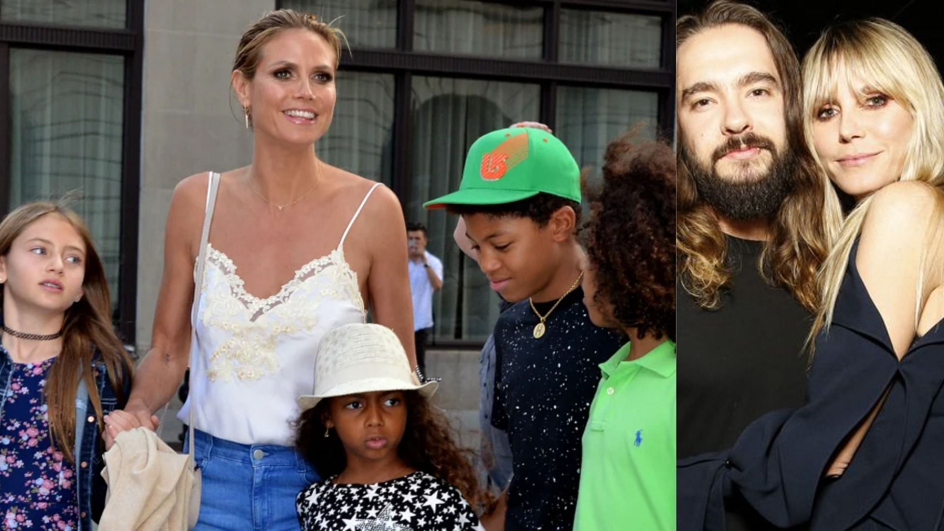 Heidi Klum has a family of six, including Tom Kaulitz (Images via Shutterstock and Rachel Murray)